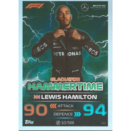 Lewis Hamilton Hammertime F1 Gladiators 332