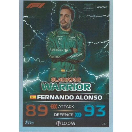 Fernando Alonso Warrior F1 Gladiators 337