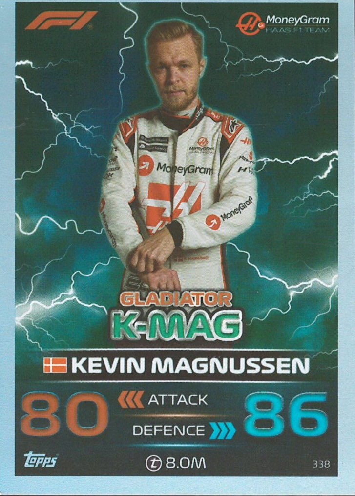 Offer Cards Kevin Magnussen K-MAG F1 Gladiators F1 Turbo Attax 2023