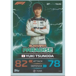 Yuki Tsunoda Paradise F1 Gladiators 340