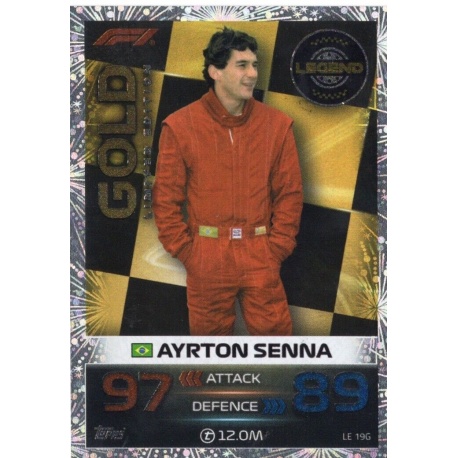 Offer Cards Ayrton Senna Limited Edition Topps Turbo Attax 2023