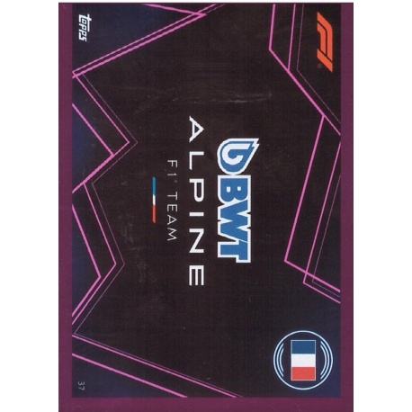 Alpine Team Logo Pink Parallel 37