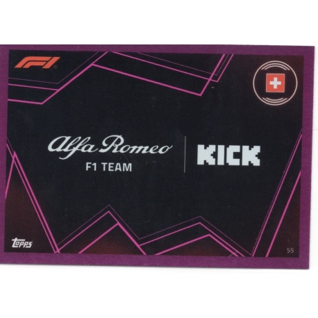 Alfa Romeo Team Logo Pink Parallel 55