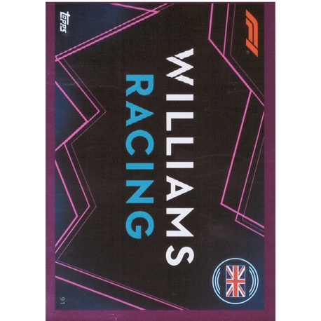 Williams Team Logo Pink Parallel 91