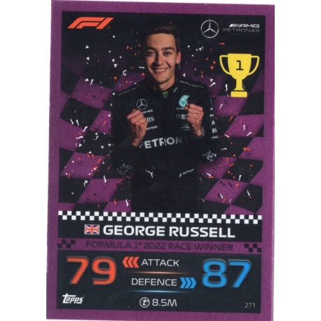 George Russell Pink Parallel F1 2022 Race Winners 271