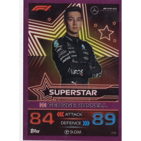 George Russell Pink Parallel F1 Superstars 276