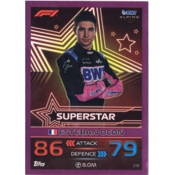 Esteban Ocon Pink Parallel F1 Superstars 278