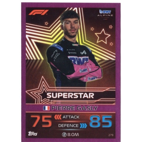 Pierre Gasly Pink Parallel F1 Superstars 279