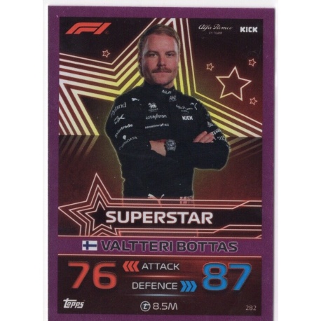 Valtteri Bottas Pink Parallel F1 Superstars 282