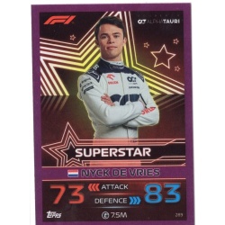 Nyck de Vries Pink Parallel F1 Superstars 289