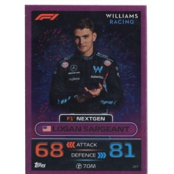 Logan Sargeant Pink Parallel F1 NEXTGEN 297