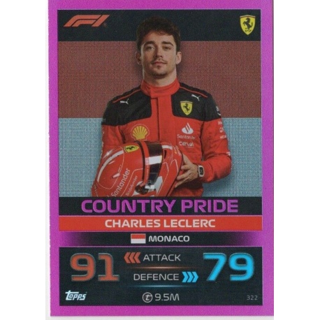 Charles Leclerc Pink Parallel F1 Country Pride 322