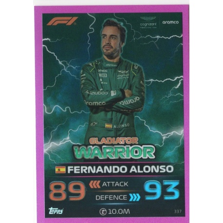 Fernando Alonso Warrior Pink Parallel F1 Gladiators 337