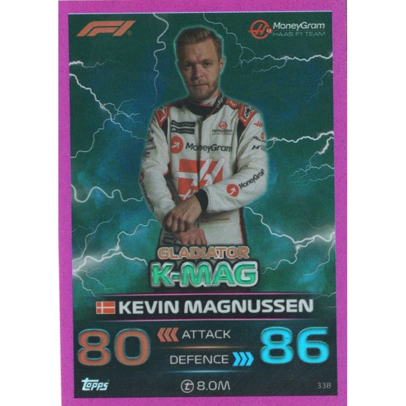 Buy Cards Kevin Magnussen K-MAG Pink Parallel F1 Gladiators Topps