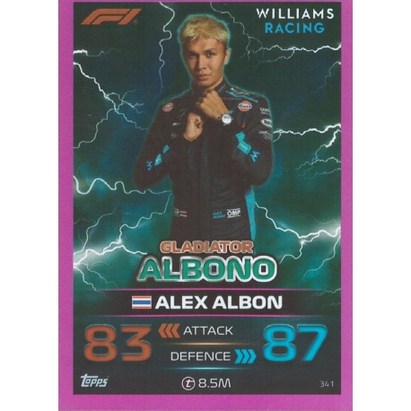 Alex Albon Albono Pink Parallel F1 Gladiators 341