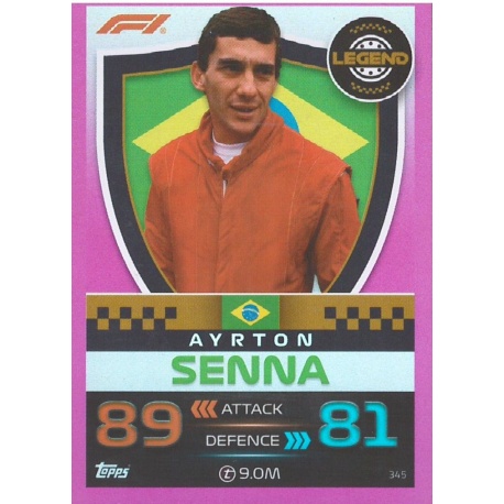 Ayrton Senna Pink Parallel F1 Legends 345