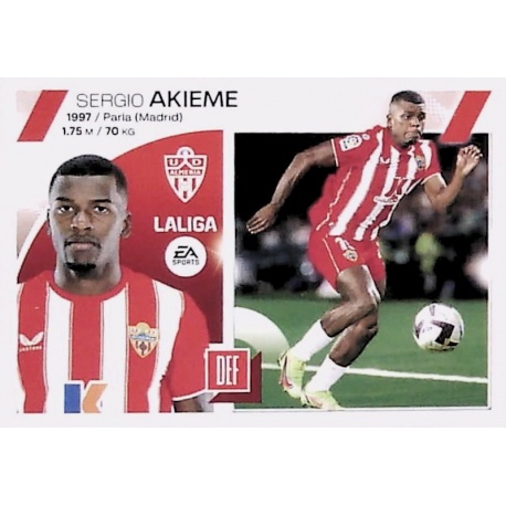 Buy Cards Sergio Akieme UD Almeria Liga Este 2023 2024