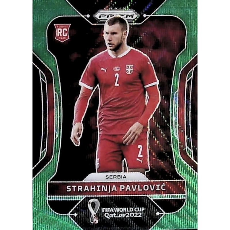 Offer Soccer Cards Strahinja Pavlovic Green Wave Panini Prizm Fifa ...