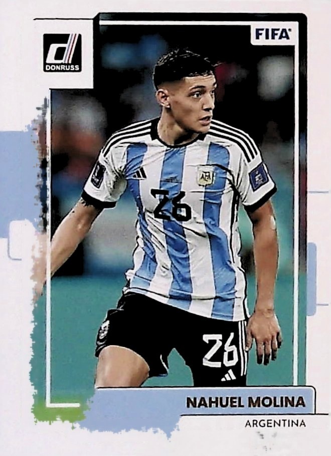  2022 Prizm Mauhel Molina Argentina Rookie Soccer Card