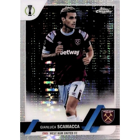 Gianluca Scamacca Refractor West Ham United 94