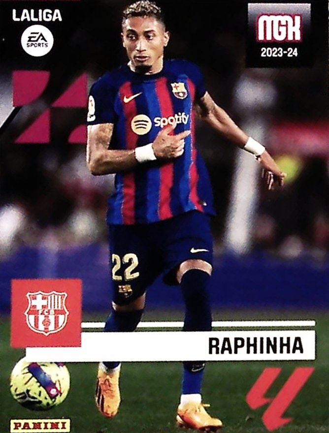 Raphinha #16 Fc Barcelona Cromo La Liga Este 2023-24 Panini 23/24