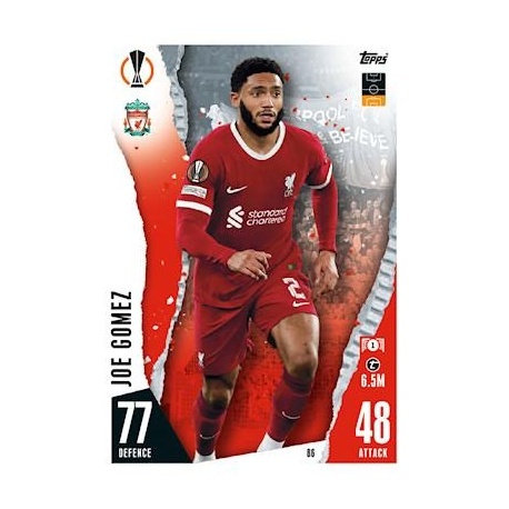 Joe Gomez Liverpool 86