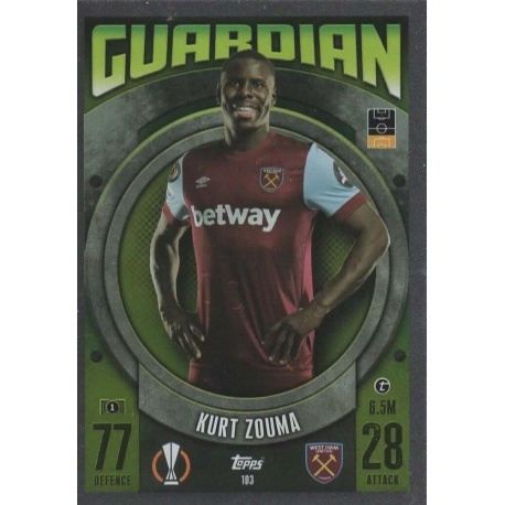 Kurt Zouma Guardian West Ham United 103