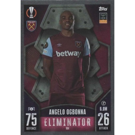 Angelo Ognonna Eliminator West Ham United 104