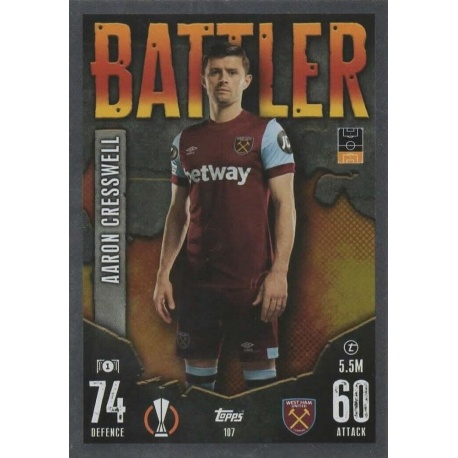 Aaron Cresswell Battler West Ham United 107