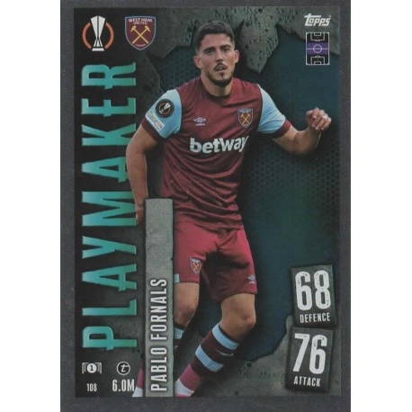 Pablo Fornals Playmaker West Ham United 108