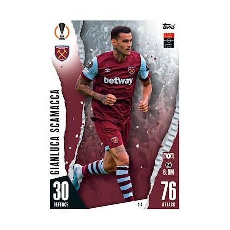 Gianluca Scamacca West Ham United 114