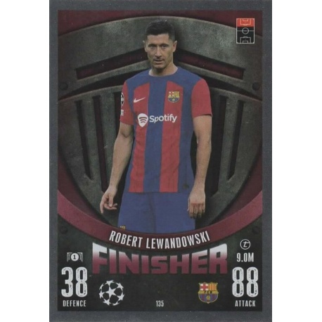 Robert Lewandowski Finisher Barcelona 135