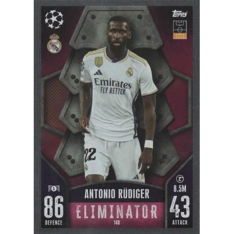 Antonio Rüdiger Eliminator Real Madrid 140