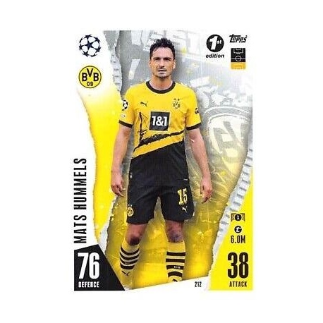 Mats Hummels Borussia Dortmund 212