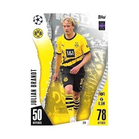 Julian Brandt Borussia Dortmund 219