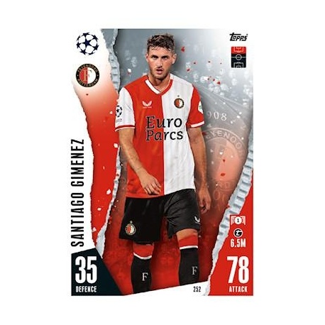 Santiago Giménez Feyenoord 252