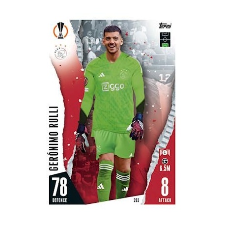 Gerónimo Rulli AFC Ajax 263