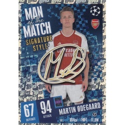 Martin Ødegaard Man of the Match Signature Style Arsenal 407