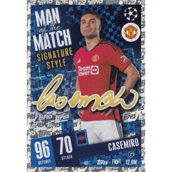 Casemiro Man of the Match Signature Style Manchester United 408