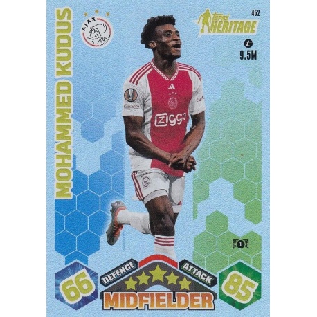 Mohammed Kudus Topps Heritage AFC Ajax 452