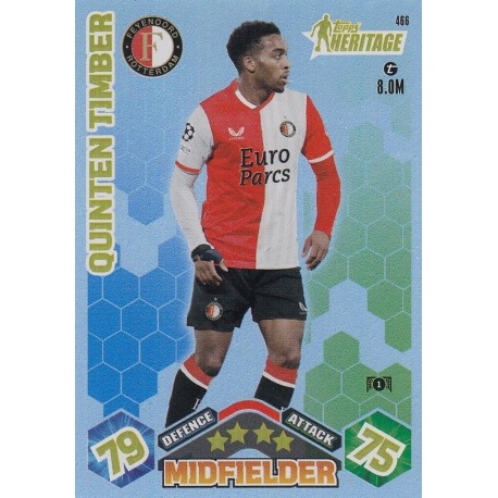 Quinten Timber Topps Heritage Feyenoord 466