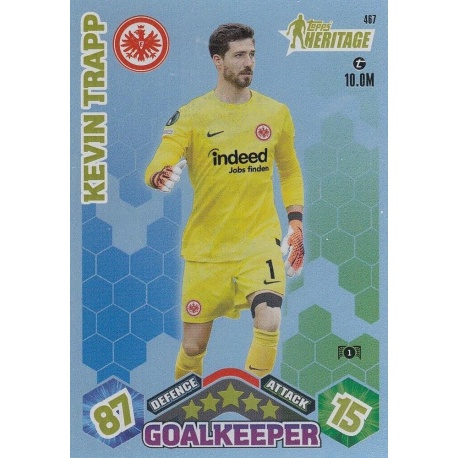 Kevin Trapp Topps Heritage Eintracht Frankfurt 467