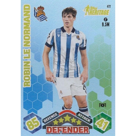 Robin Le Normand Topps Heritage Real Sociedad 472