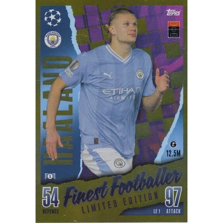 Erling Haaland Limited Edition Manchester City LE1