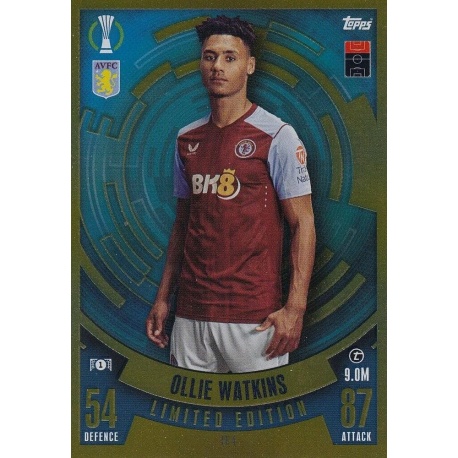 Ollie Watkins Limited Edition Aston Villa LE4