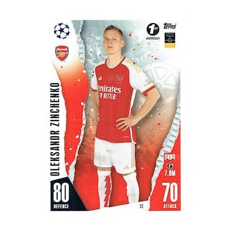 Oleksandr Zinchenko 1st Edition 32