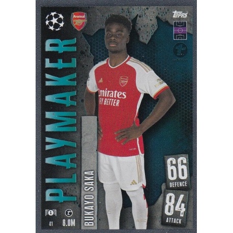 Bukayo Saka Playmaker 1st Edition 41