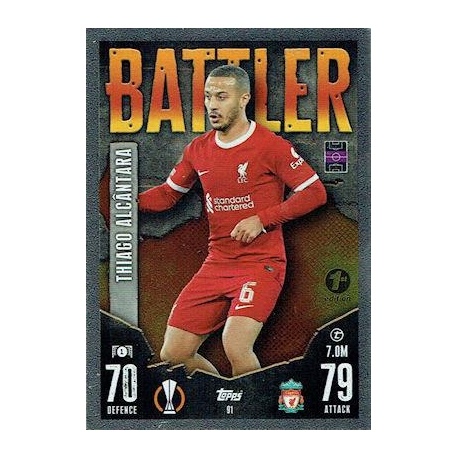 Thiago Alcántara Battler 1st Edition 91