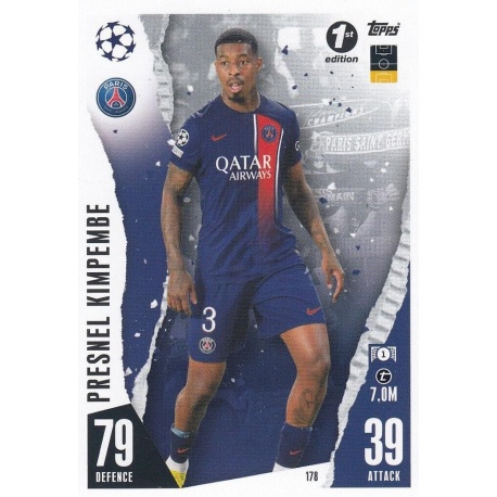 Presnel Kimpembe 1st Edition 178