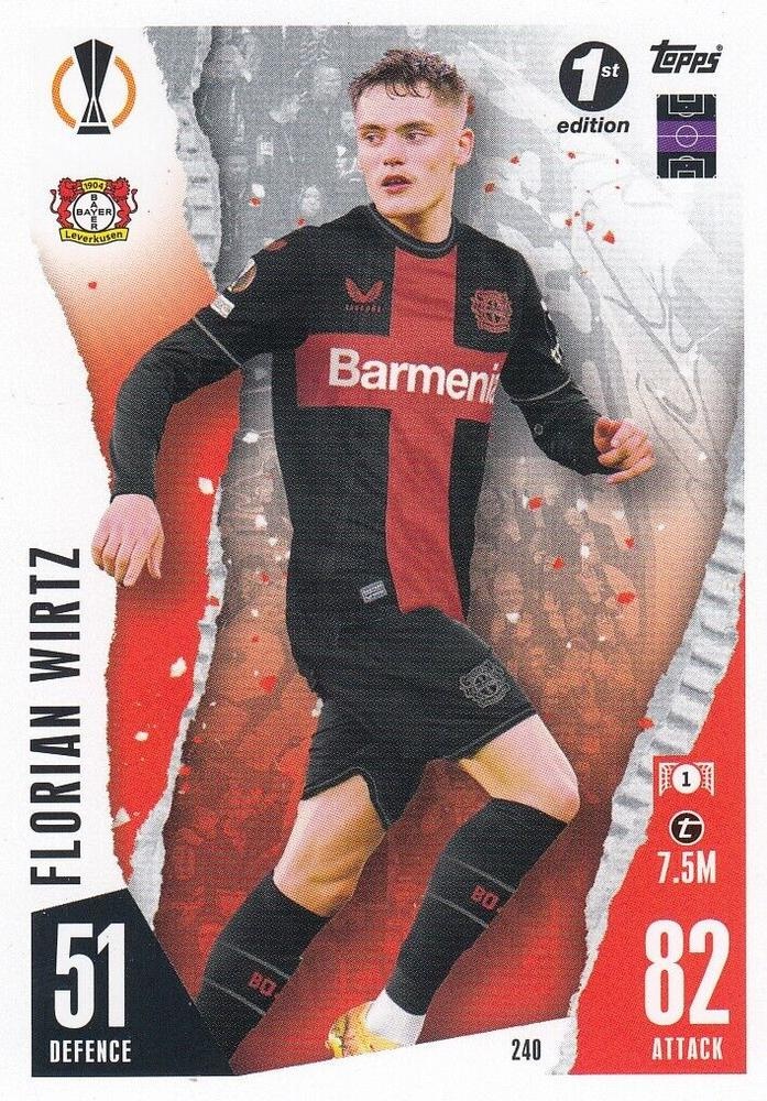 驚きの価格が実現！ 22-23 Topps FLORIAN WIRTZ パラレルカード 15シリ